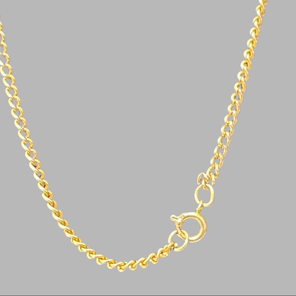 Vintage Gold Tone Locket 1970’s 25” Length - Picture 5 of 5